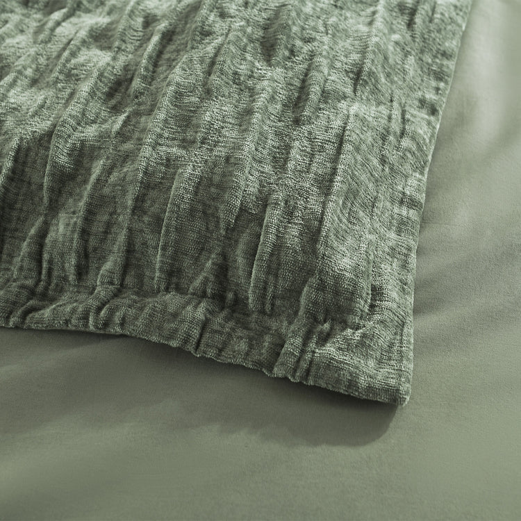 Renee Taylor Harper Jacquard Quilt Cover Set Juniper