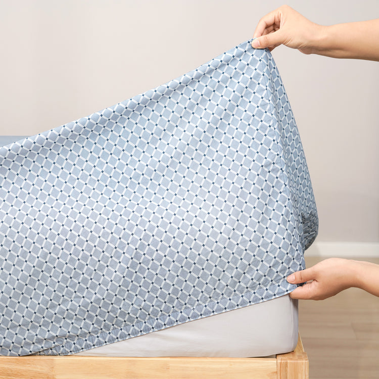 Kiki Patterned Cotton Sheet Set