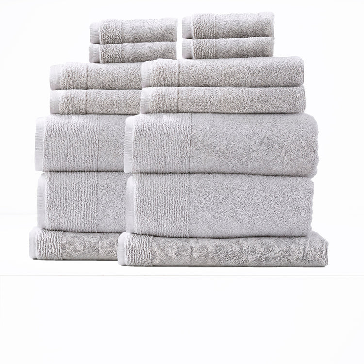 Aireys 650 GSM Soft Zero Twist Towel Set Vapour