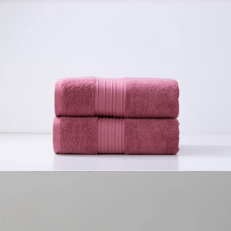 Brentwood 650 GSM Quick Dry Towel Set Rosebud