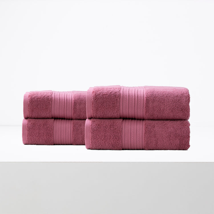 Brentwood 650 GSM Quick Dry Towel Set Rosebud