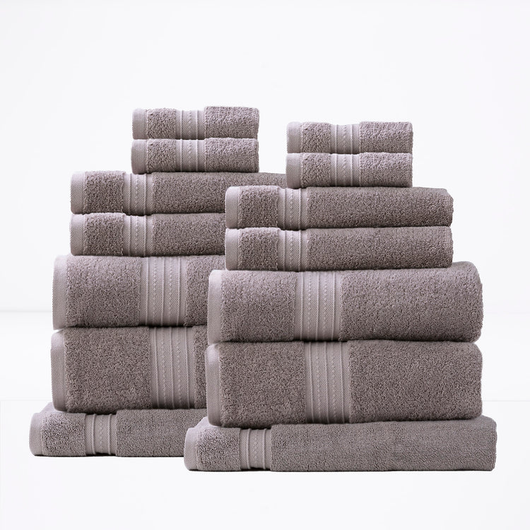 Brentwood 650 GSM Quick Dry Towel Set Whisper
