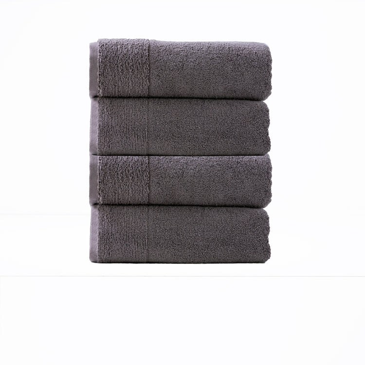 Aireys 650 GSM Soft Zero Twist Towel Set Nickel