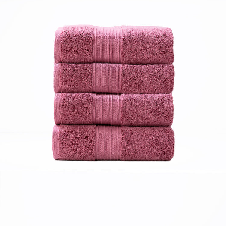 Brentwood 650 GSM Quick Dry Towel Set Rosebud