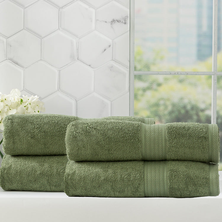 Stella 650 GSM Bamboo Cotton Towel Set Jade