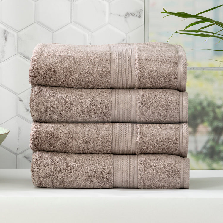 Stella 650 GSM Bamboo Cotton Towel Set Pewter