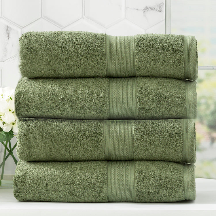 Stella 650 GSM Bamboo Cotton Towel Set Jade