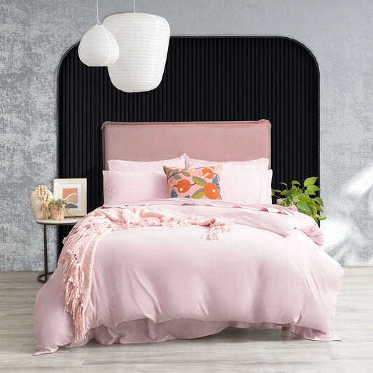 Ddecor Home Ultra Plush Vintage Washed Microfiber Quilt cover set Lilac