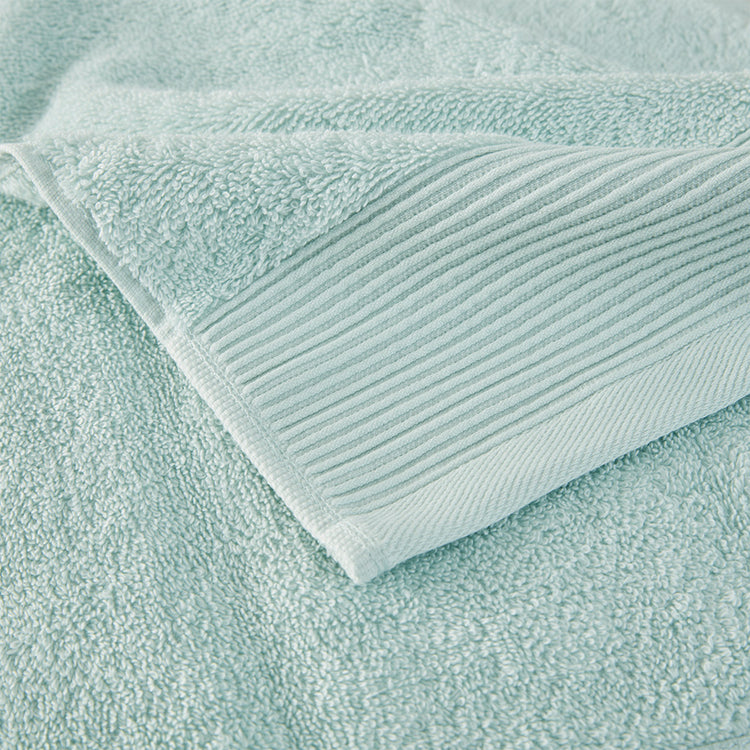 Cloud Linen Retreat Cotton Tencel Antimicrobial 6 Piece Towel Set  Seafoam
