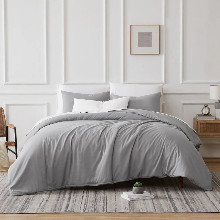 Renee Taylor 700 TC Tencel Lyocell Fibre & Cotton Quilt Cover Set Dove