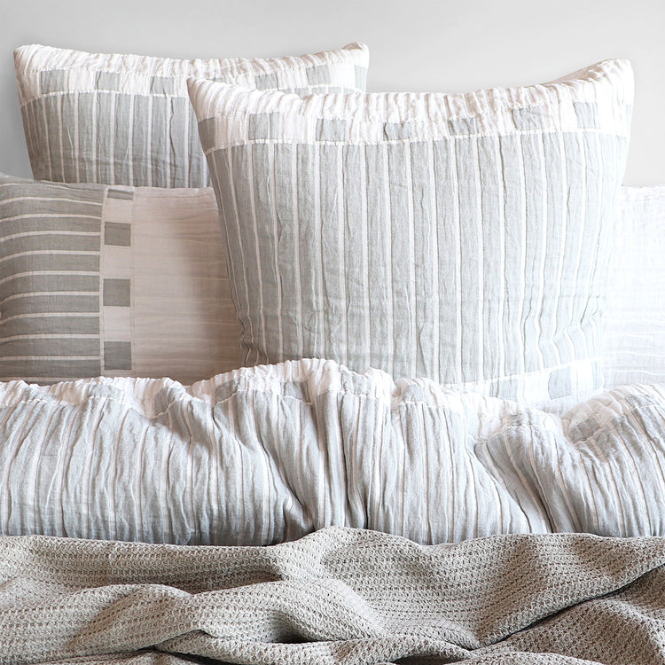 Renee Taylor Brooks Jacquard Yarn Dye Quilt Cover Set