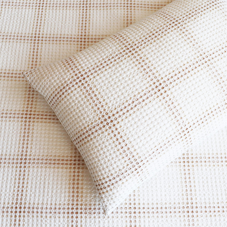 Renee Taylor Cohen Yarn Dye Waffle Quilt Cover Set