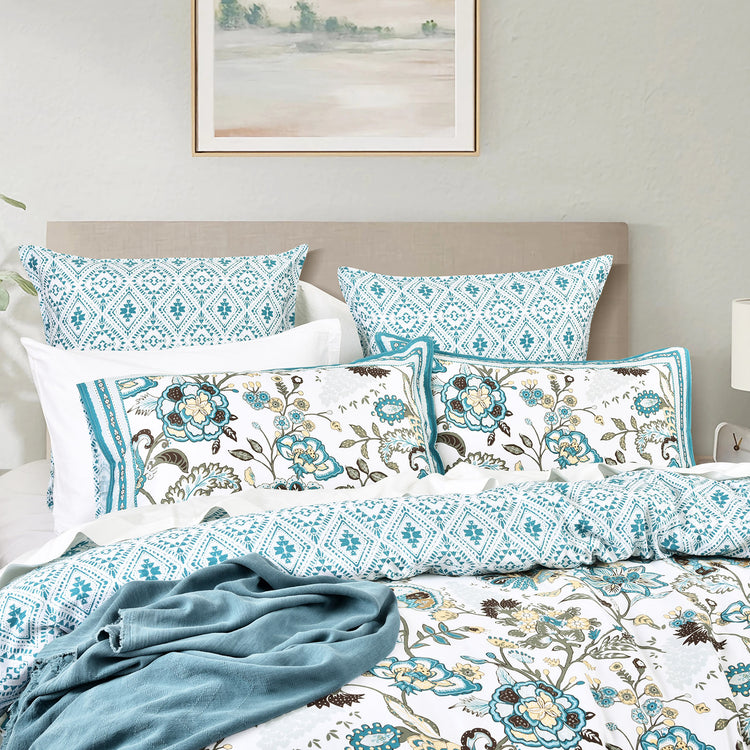 Renee Taylor 300 TC Cotton Reversible Quilt Cover Sets Anaya