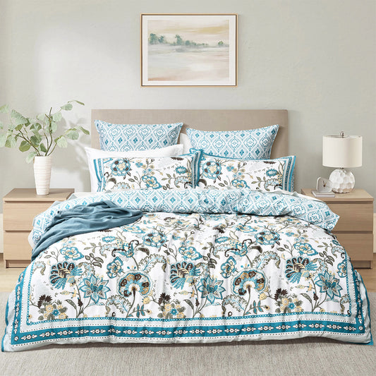 Renee Taylor 300 TC Cotton Reversible Quilt Cover Sets Anaya