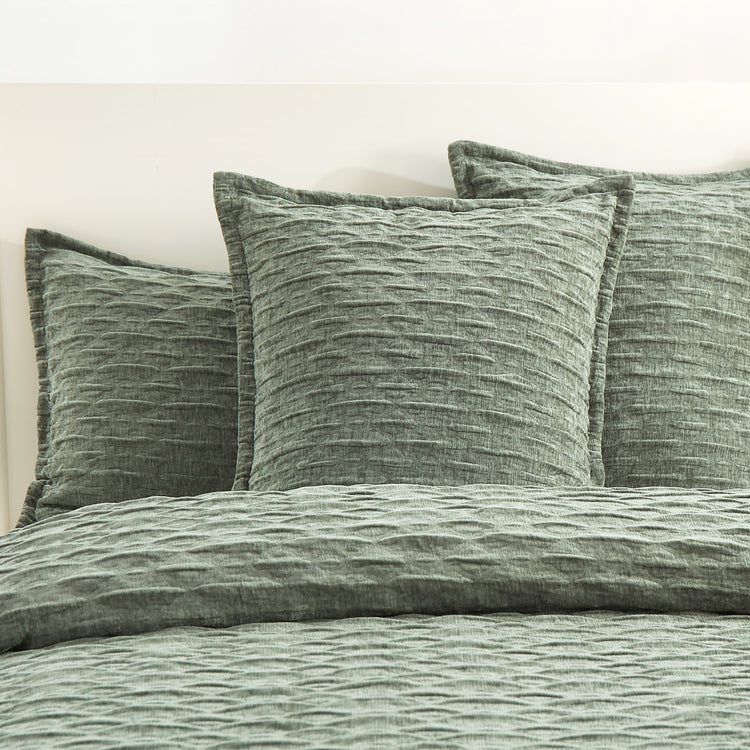 Renee Taylor Harper Jacquard Quilt Cover Set Juniper