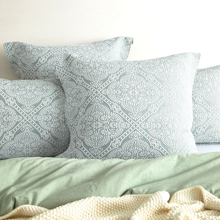 Mayfair Quilt Cover Set Sage