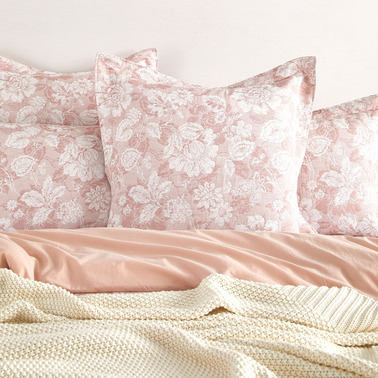 Aura Quilt Cover Set Blush