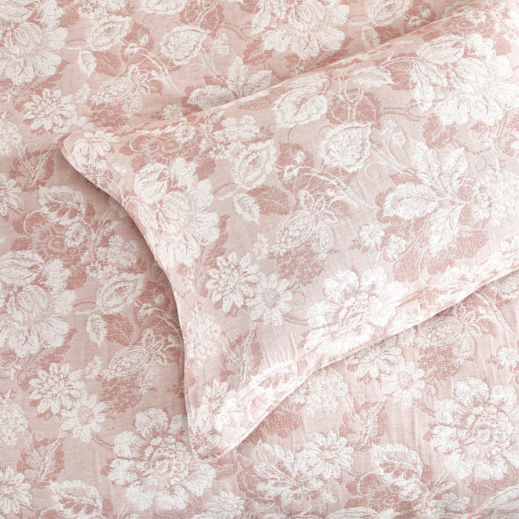 Aura Quilt Cover Set Blush