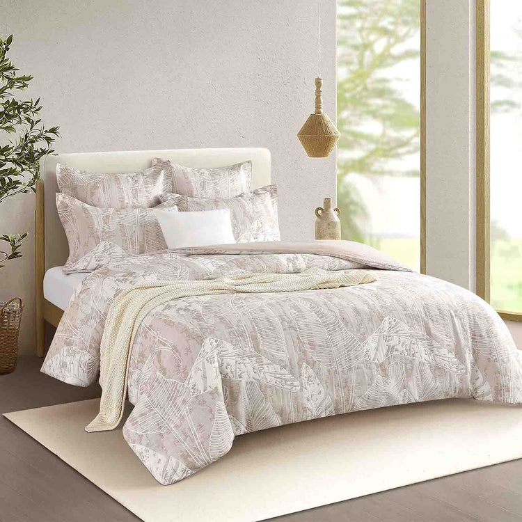 Panache Quilt Cover Set Wood