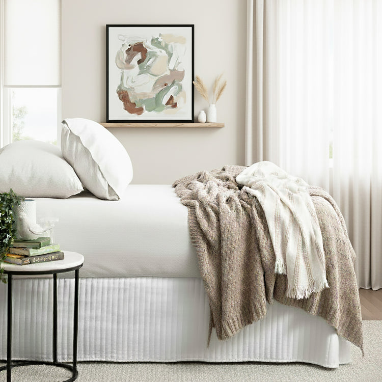 Comfort T’s Organic Cotton Jersey Fitted Sheet & Pillowcase - No Flat Sheet Ecru