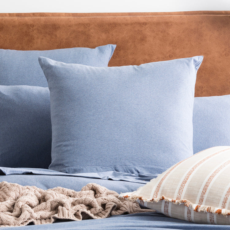 Comfort T’s Organic Cotton Jersey Quilt Cover Set Ink