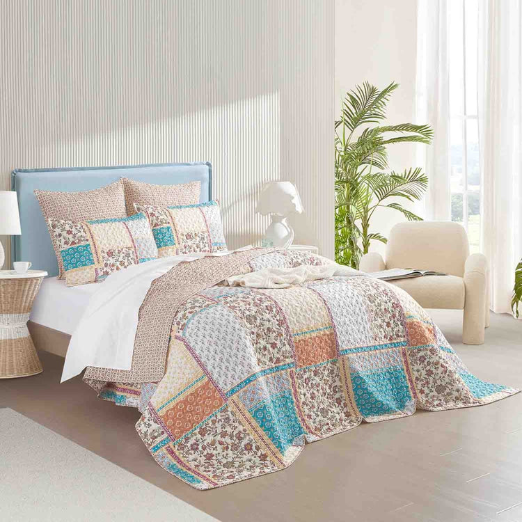 Amber Quilted Coverlet Set