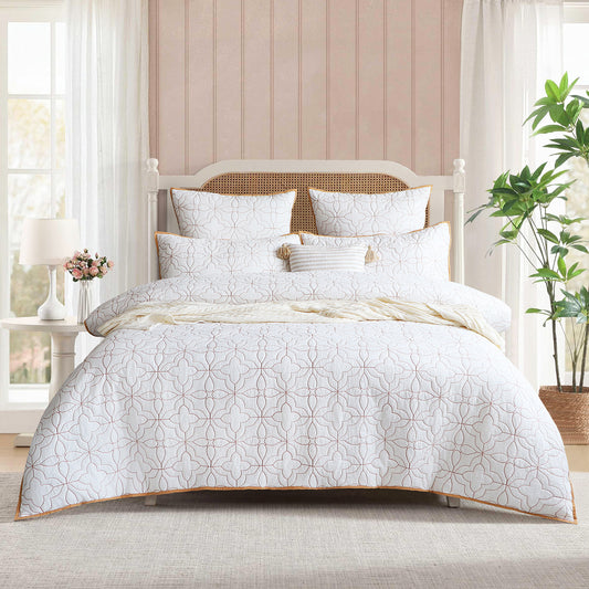 Solaris Quilted Quilt Cover Set