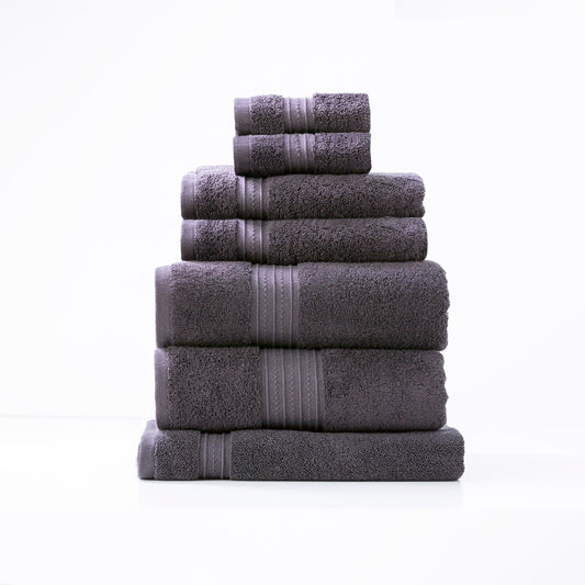 Brentwood 650 GSM Quick Dry Towel Set Carbon