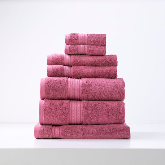 Brentwood 650 GSM Quick Dry Towel Set Rosebud