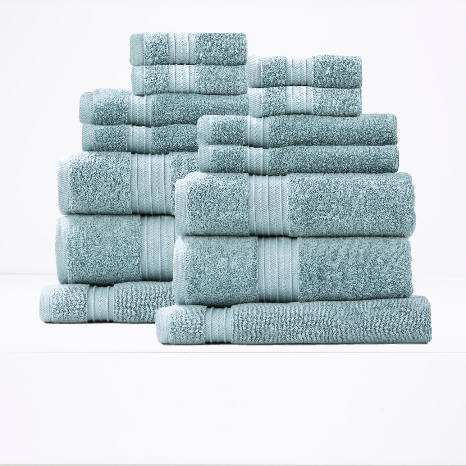 Brentwood 650 GSM Quick Dry Towel Set Gray Mist