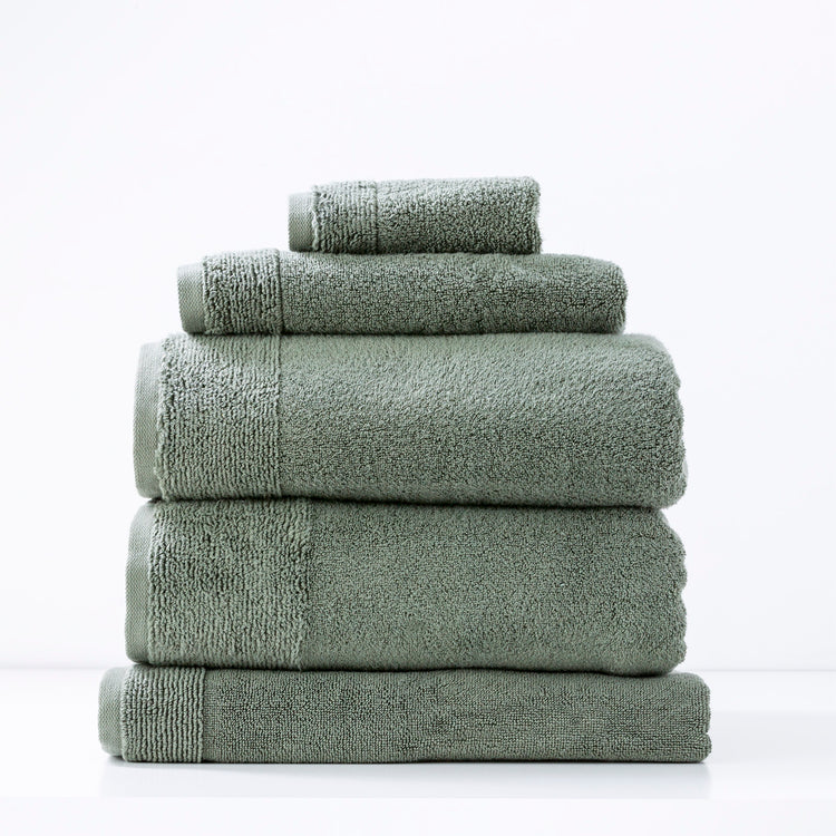 Aireys 650 GSM Soft Zero Twist Towel Set Agave