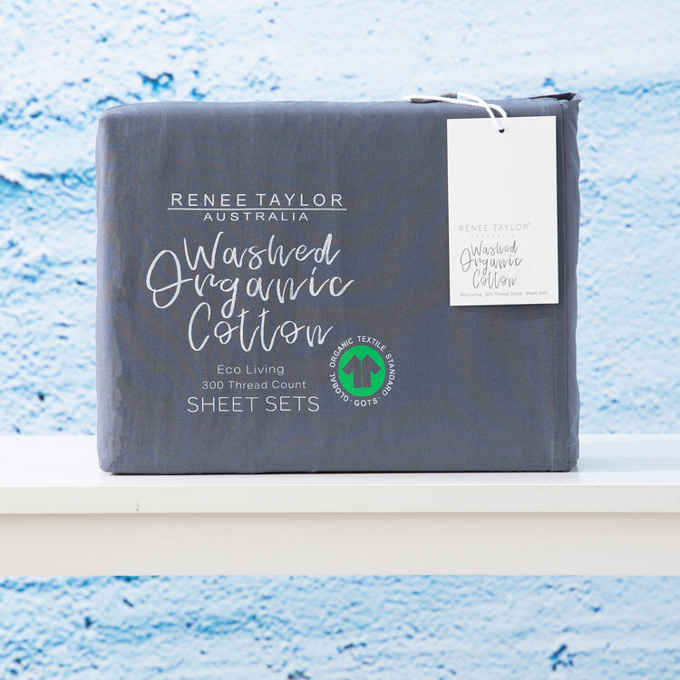 300 TC Organic Cotton Sheet sets Turbulence