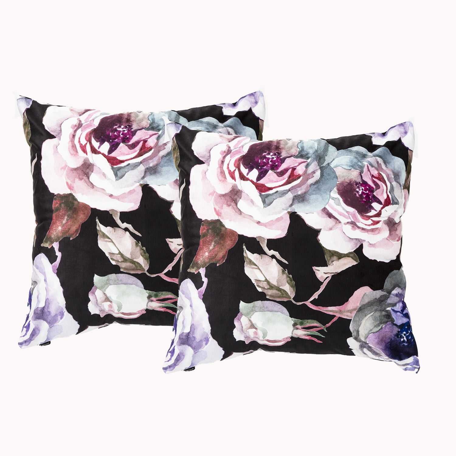 Twin Pack Velvet Cushion Filled 50 x 50 Cms  Grace