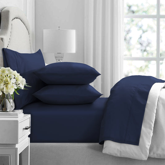 Premium 1000 TC Egyptian Cotton sheets Indigo