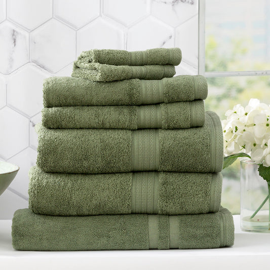 Stella 650 GSM Bamboo Cotton Towel Set Jade