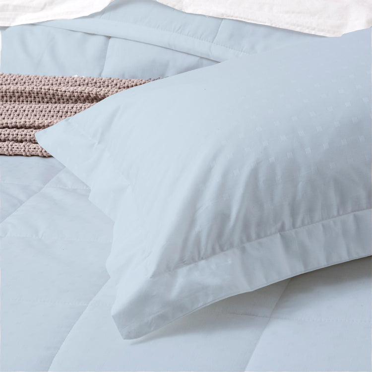 Sofia 500 TC Cotton Jacquard Comforter Sky