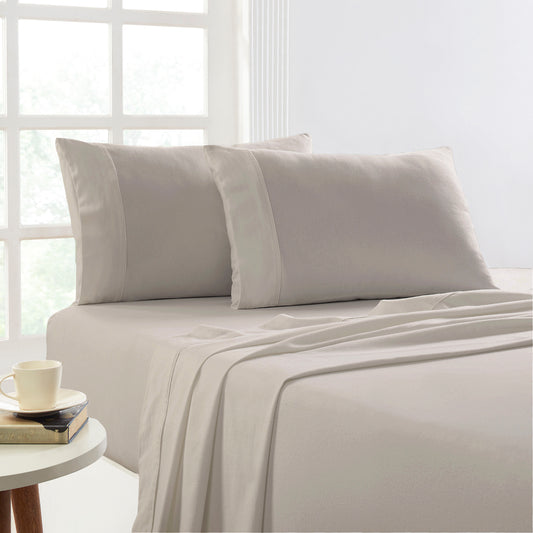 175 GSM Egyptian Cotton Flannelette Sheets Sand