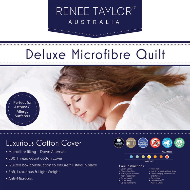 Renee Taylor 400 GSM Natural Bamboo Quilt