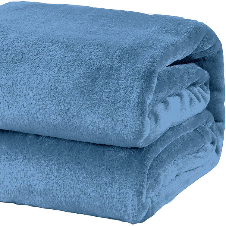 Renee Taylor heavy weight Acrylic Mink blanket Sky