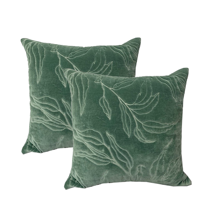 Cotton Velvet Twin Pack Cushions 50 x 50 cms Sophie Juniper