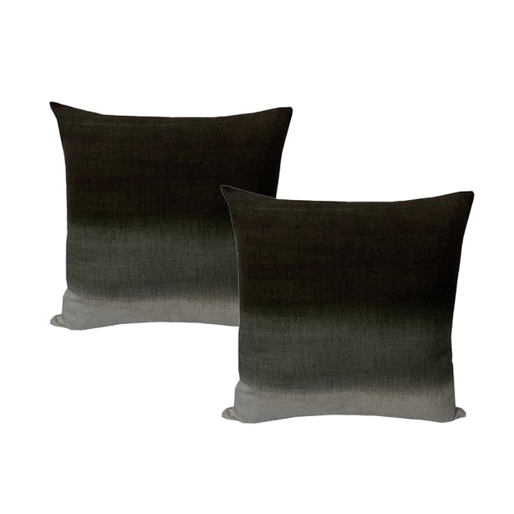 Cotton Digital Printed Twin Pack Cushions 50 x 50 Cms Mira Grey