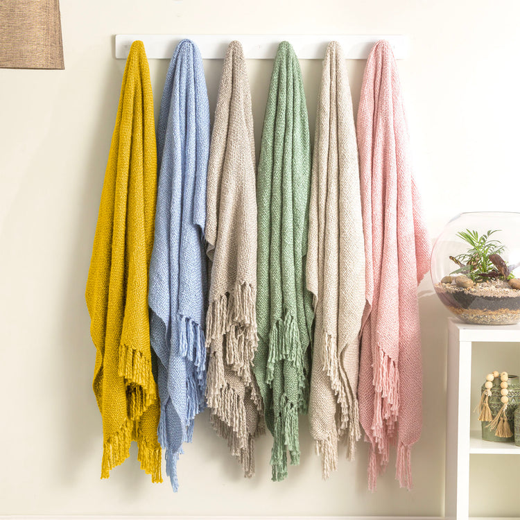 Renee Taylor Crystal 100% Acrylic Throw 130 x 170 Cms Gold